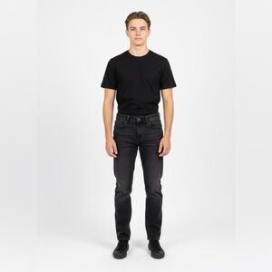 Hollister Men's Faded Black Slim Jeans